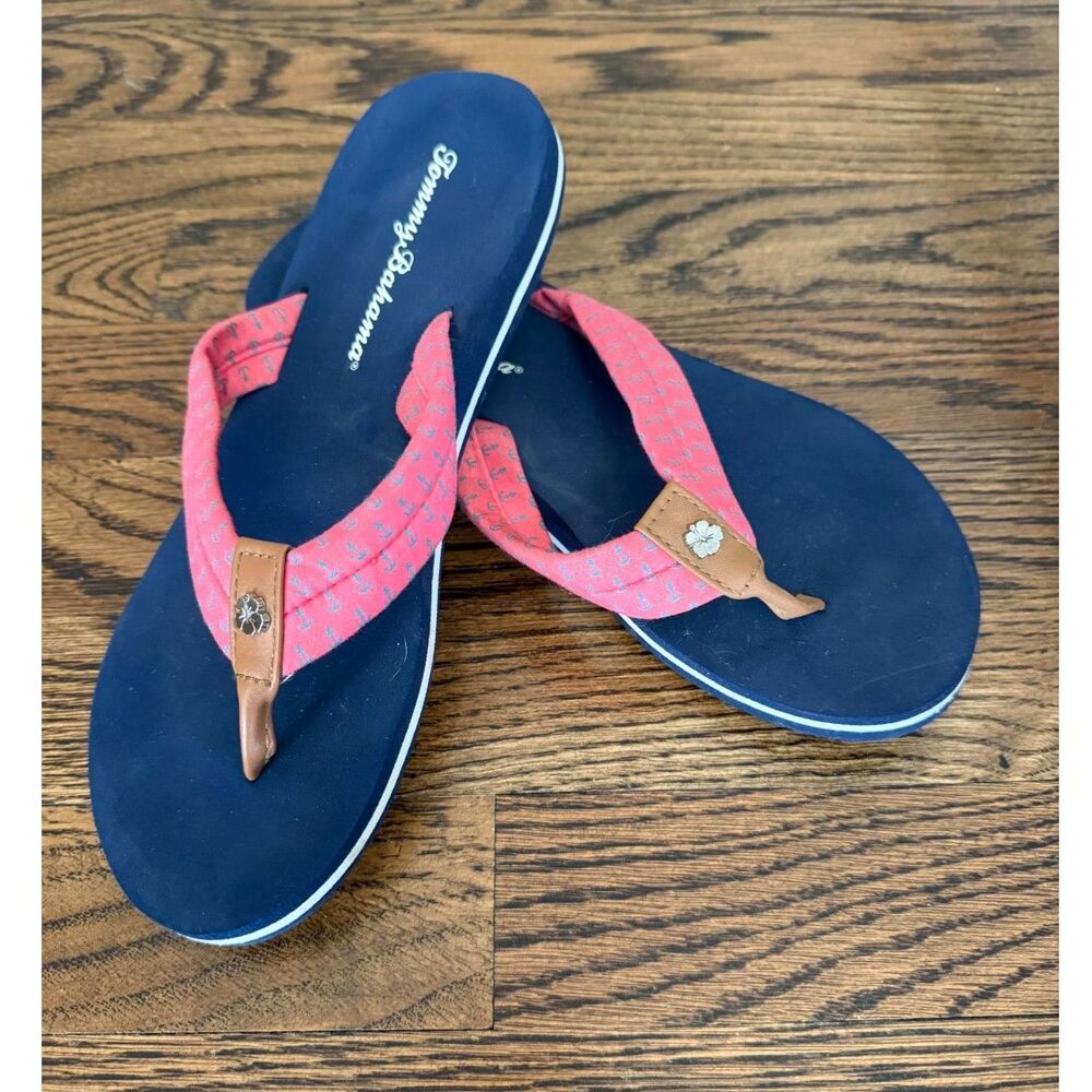 Coastal Cute Tommy Bahama Anchor Flip Flops